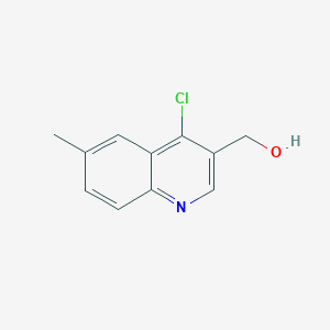 molecular formula C11H10ClNO B11892940 (4-Chloro-6-methylquinolin-3-yl)methanol CAS No. 920494-40-2