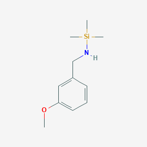 molecular formula C11H19NOSi B11893037 N-[(3-Methoxyphenyl)methyl]-1,1,1-trimethylsilanamine CAS No. 920033-61-0