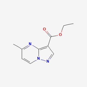 molecular formula C10H11N3O2 B11893072 Ethyl 5-methylpyrazolo[1,5-a]pyrimidine-3-carboxylate 