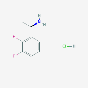 molecular formula C9H12ClF2N B11893239 (R)-1-(2,3-Difluoro-4-methylphenyl)ethanamine hydrochloride CAS No. 1217477-52-5