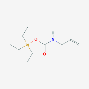 molecular formula C10H21NO2Si B11893244 Triethylsilyl prop-2-en-1-ylcarbamate CAS No. 61661-01-6