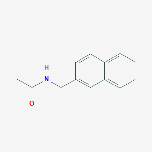 molecular formula C14H13NO B11893260 N-(1-(Naphthalen-2-YL)vinyl)acetamide 