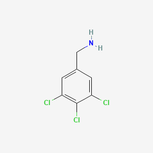 molecular formula C7H6Cl3N B11893303 (3,4,5-Trichlorophenyl)methanamine 