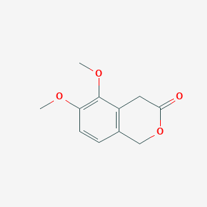 molecular formula C11H12O4 B11893404 5,6-Dimethoxyisochroman-3-one CAS No. 62726-51-6