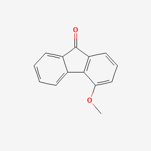 molecular formula C14H10O2 B11893546 4-methoxy-9H-fluoren-9-one CAS No. 4269-16-3