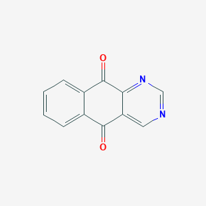 molecular formula C12H6N2O2 B11893719 Benzo[G]quinazoline-5,10-dione 