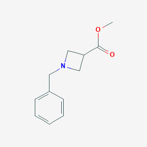 molecular formula C12H15NO2 B011894 Methyl 1-benzylazetidine-3-carboxylate CAS No. 103491-29-8