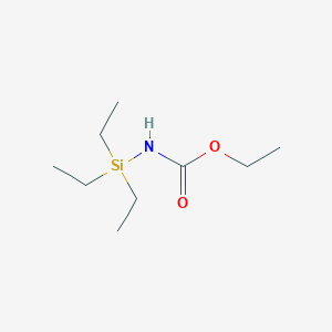 molecular formula C9H21NO2Si B11894043 Ethyl (triethylsilyl)carbamate CAS No. 61907-02-6
