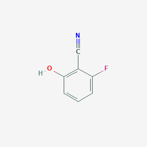 molecular formula C7H4FNO B118944 2-氟-6-羟基苯甲腈 CAS No. 140675-43-0