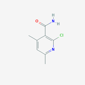 molecular formula C8H9ClN2O B118945 2-Chloro-4,6-dimethylnicotinamide CAS No. 140413-44-1
