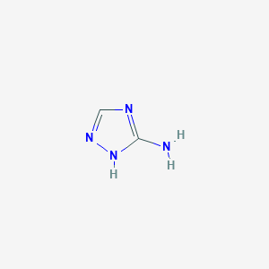 molecular formula C2H4N4 B118947 Amitrole CAS No. 61-82-5