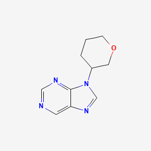 molecular formula C10H12N4O B11894933 9-(Oxan-3-yl)-9H-purine CAS No. 924663-86-5