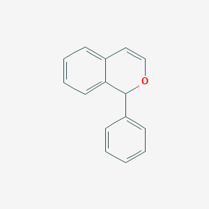 molecular formula C15H12O B11895061 1-Phenyl-1H-2-benzopyran CAS No. 130089-40-6