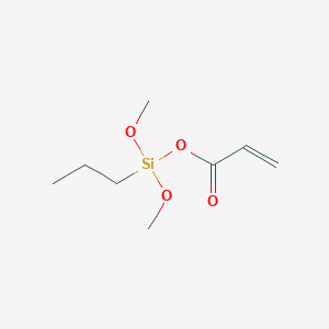 molecular formula C8H16O4Si B11895089 Dimethoxy(propyl)silyl acrylate 