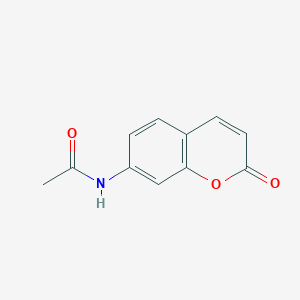 molecular formula C11H9NO3 B11895161 N-(2-Oxo-2H-1-benzopyran-7-yl)acetamide CAS No. 90044-53-4