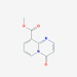 molecular formula C10H8N2O3 B11895220 Methyl 4-oxo-4H-pyrido[1,2-a]pyrimidine-9-carboxylate CAS No. 1395493-29-4