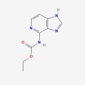 molecular formula C9H10N4O2 B11895419 Ethyl 1H-imidazo[4,5-c]pyridin-4-ylcarbamate CAS No. 105952-95-2