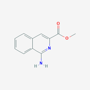 molecular formula C11H10N2O2 B11895477 Methyl 1-aminoisoquinoline-3-carboxylate 