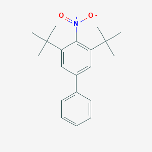 molecular formula C20H25NO2 B118955 3,5-Di-tert-butyl-4-nitro-1,1'-biphenyl CAS No. 143726-80-1
