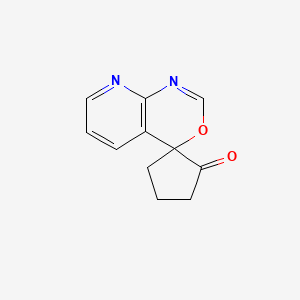molecular formula C11H10N2O2 B11895531 Spiro[cyclopentane-1,4'-pyrido[2,3-d][1,3]oxazin]-2-one 