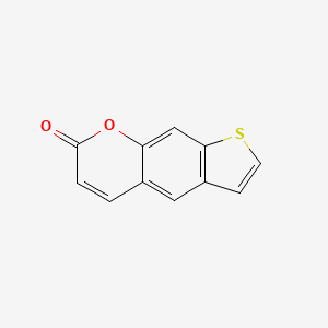 molecular formula C11H6O2S B11895548 2H-Thieno[3,2-G]chromen-2-one CAS No. 144190-41-0