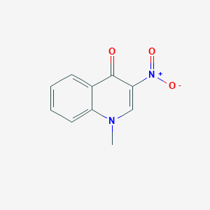 molecular formula C10H8N2O3 B11895705 1-Methyl-3-nitroquinolin-4(1H)-one 