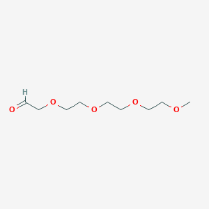 molecular formula C9H18O5 B11895706 Methyl-PEG3-Ald 