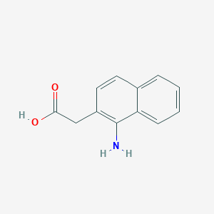 molecular formula C12H11NO2 B11895761 1-Aminonaphthalene-2-acetic acid CAS No. 858438-26-3