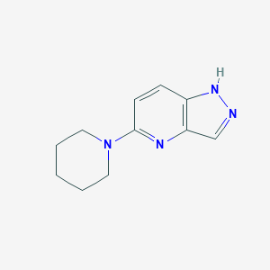 molecular formula C11H14N4 B11895946 5-(Piperidin-1-yl)-1H-pyrazolo[4,3-b]pyridine CAS No. 94220-44-7