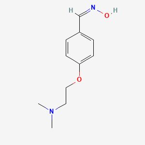 molecular formula C11H16N2O2 B11896102 (NZ)-N-[[4-[2-(dimethylamino)ethoxy]phenyl]methylidene]hydroxylamine 