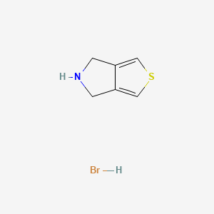 molecular formula C6H8BrNS B11896190 5,6-Dihydro-4H-thieno[3,4-c]pyrrole Hydrobromide 