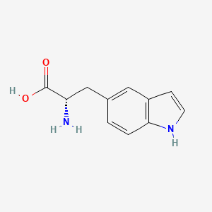 molecular formula C11H12N2O2 B11896194 (S)-2-Amino-3-(1H-indol-5-yl)propanoic acid 
