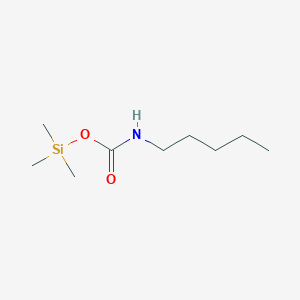 molecular formula C9H21NO2Si B11896332 Trimethylsilyl pentylcarbamate CAS No. 61355-44-0