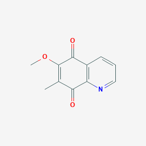 molecular formula C11H9NO3 B11896379 6-Methoxy-7-methylquinoline-5,8-dione CAS No. 97581-22-1