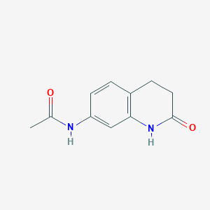 molecular formula C11H12N2O2 B11896789 N-(2-oxo-1,2,3,4-tetrahydroquinolin-7-yl)acetamide CAS No. 22246-08-8