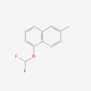 molecular formula C12H10F2O B11896839 1-(Difluoromethoxy)-6-methylnaphthalene 