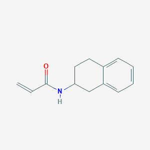 molecular formula C13H15NO B11896853 N-(1,2,3,4-Tetrahydronaphthalen-2-yl)acrylamide 