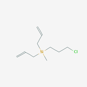 molecular formula C10H19ClSi B11896927 Diallyl(3-chloropropyl)(methyl)silane 