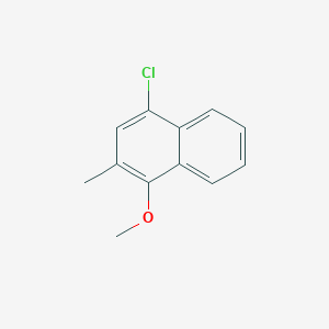 molecular formula C12H11ClO B11896972 4-Chloro-1-methoxy-2-methylnaphthalene CAS No. 120224-15-9