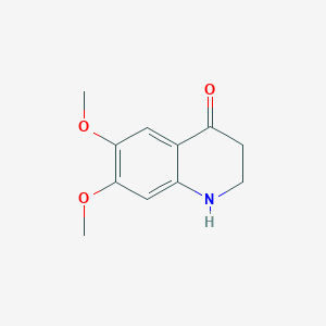molecular formula C11H13NO3 B11897015 6,7-Dimethoxy-2,3-dihydroquinolin-4(1H)-one CAS No. 114417-41-3