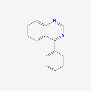 molecular formula C14H10N2 B11897094 4-Phenylquinazoline CAS No. 17629-01-5