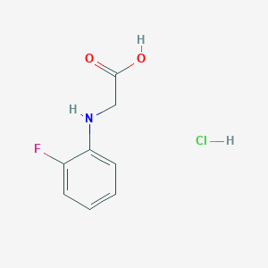 molecular formula C8H9ClFNO2 B11897207 (2-Fluorophenyl)glycine hydrochloride 