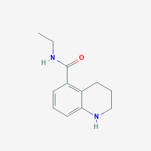 molecular formula C12H16N2O B11897334 N-ethyl-1,2,3,4-tetrahydroquinoline-5-carboxamide 