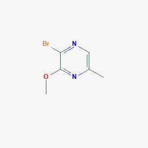 molecular formula C6H7BrN2O B11897764 2-Bromo-3-methoxy-5-methylpyrazine 