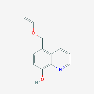 molecular formula C12H11NO2 B11897824 5-((Vinyloxy)methyl)quinolin-8-ol CAS No. 875011-71-5