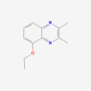 molecular formula C12H14N2O B11897849 5-Ethoxy-2,3-dimethylquinoxaline CAS No. 732306-08-0
