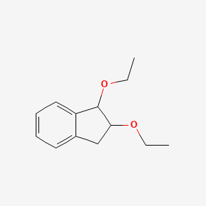 molecular formula C13H18O2 B11898068 1,2-Diethoxy-2,3-dihydro-1H-indene 