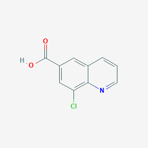 molecular formula C10H6ClNO2 B11898116 8-Chloroquinoline-6-carboxylic acid 