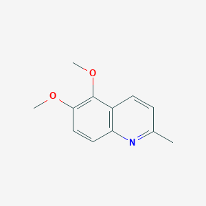 molecular formula C12H13NO2 B11898257 5,6-Dimethoxy-2-methylquinoline CAS No. 882159-12-8