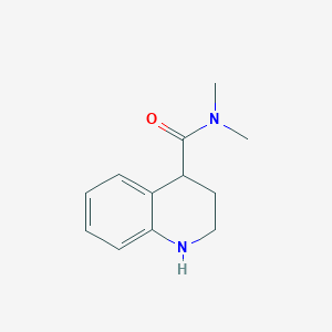 molecular formula C12H16N2O B11898270 N,N-Dimethyl-1,2,3,4-tetrahydroquinoline-4-carboxamide 